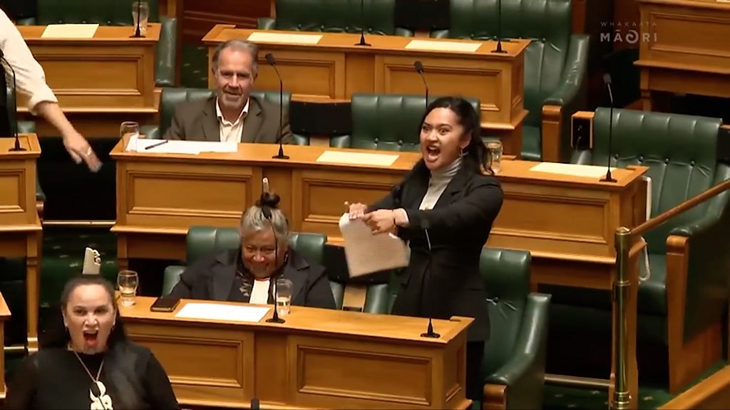 Haka in New Zealand Parliament